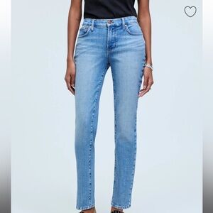 Madewell Stove Pipe Jeans- high rise- size 25